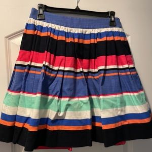 EUC Kate Spade Colorful Stripped Skirt Size 4